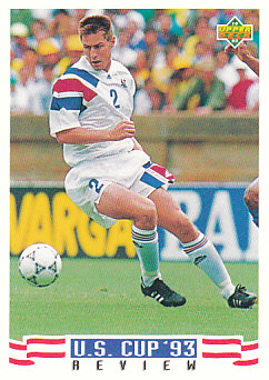 Mike Lapper USA Upper Deck World Cup 1994 Preview Eng/Spa US Cup 93 Review #132